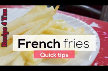 French fries //Easy & Quick //Recipe Must Watch.....?