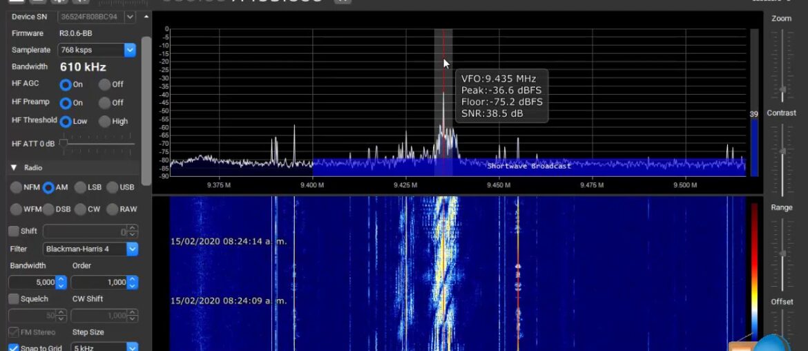 Voice of Korea 9435 kHz (French service) Voice of Korea 9435 kHz (French service)