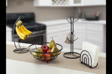 Home Basics Paper Napkin Holder/Freestanding Tissue Dispenser for Kitchen Countertops, Dining Table