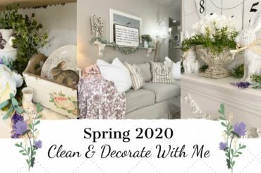 ✨NEW✨SPRING 2020🌿🌷| CLEAN & DECORATE WITH ME | FRENCH COUNTRY FARMHOUSE STYLE | MONICA ROSE