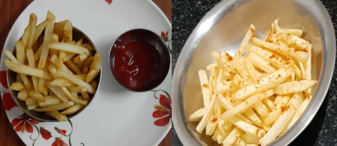 ಆಲೂ ಫ್ರೆಂಚ್ ಫ್ರೈಸ್/French Fries Recipe/Crispy potato finger chips in kannada