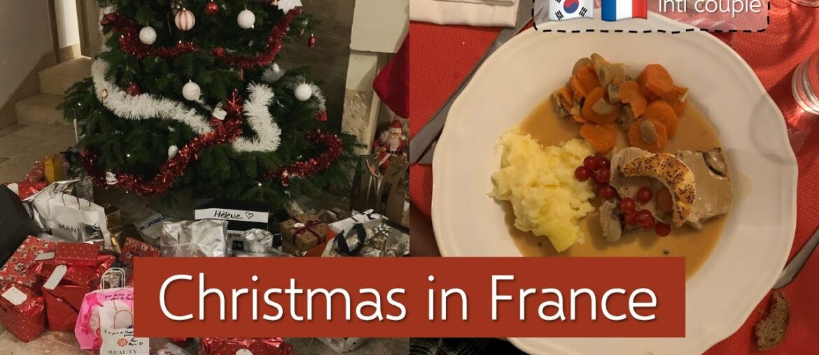 Christmas Eve at my boyfriend's!🎄 / French-Korean Intl Couple