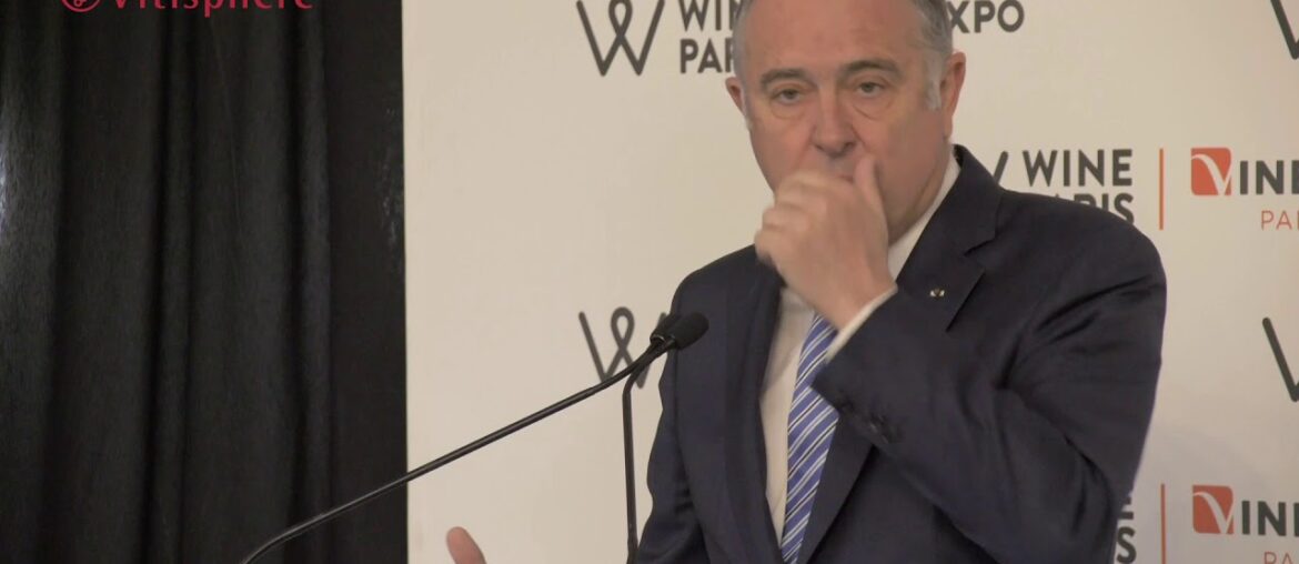 Didier Guillaume, ministre de l'Agriculture inaugure les salons Wine Paris et Vinexpo Paris