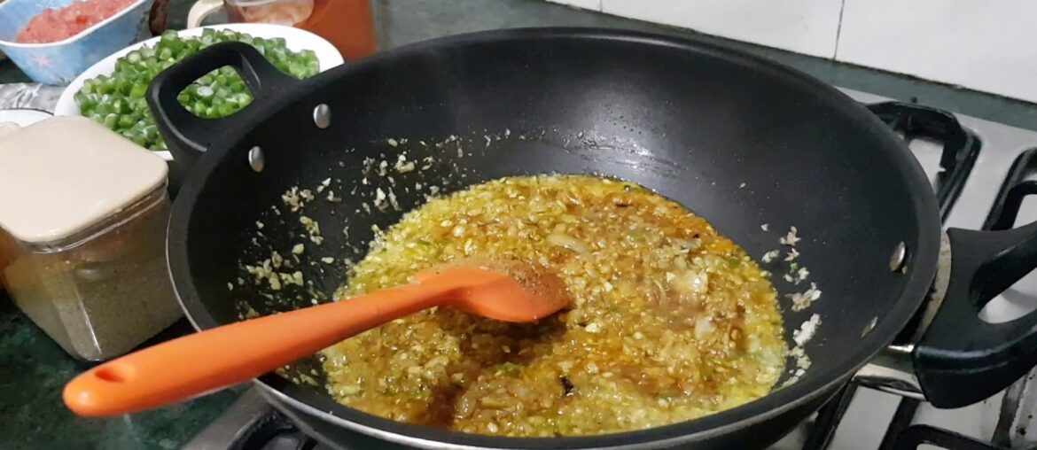 Fried french beans & mince recipe