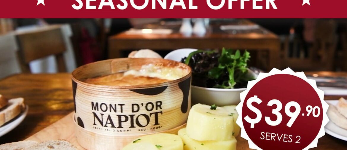 Cheese Bar Baked Mont d'Or Cheese Promotion