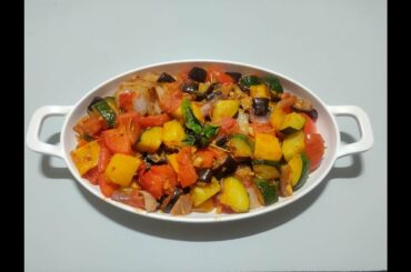 Recipe Ratatouille || Healthy and Delicious French Vegetarian Dish || Quick and Easy To Make