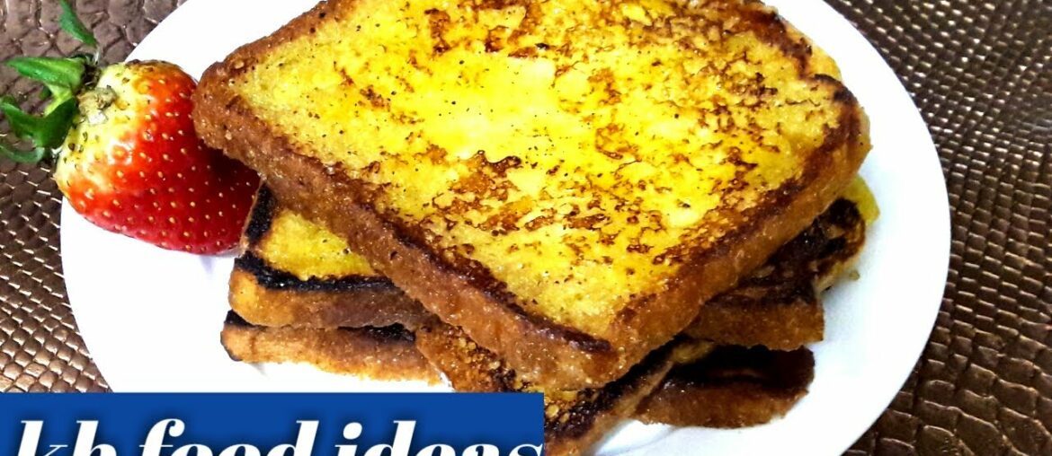 French toast.How to make french toast at home.easy recipe step by step