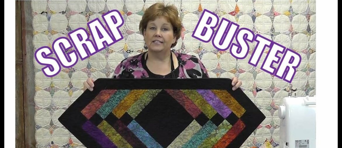 Scrap Buster! Make Easy Table Runner Using the Binding Tool! Scrap Buster! Make Easy Table Runner Using the Binding Tool!