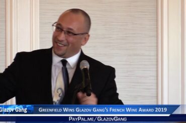 Greenfield Wins Glazov Gang’s French Wine Award 2019.
