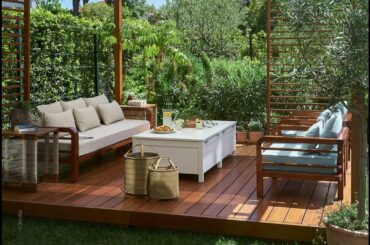 Two bedroom garden apartment in Parc du Cap on the French Riviera