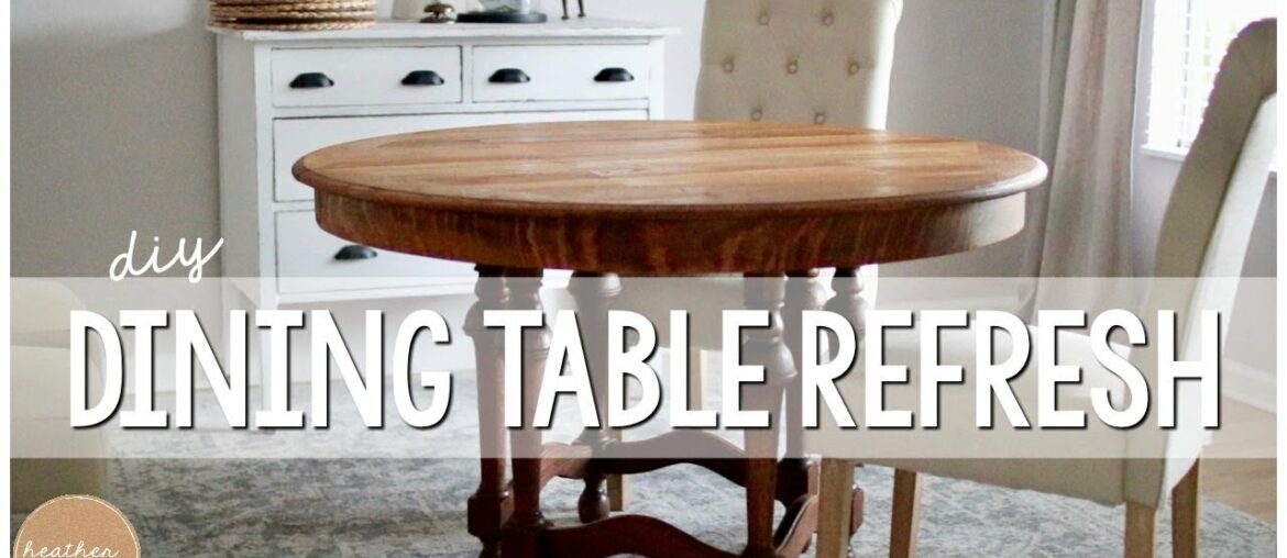 DIY Dining Table Makeover/Refresh DIY Dining Table Makeover/Refresh