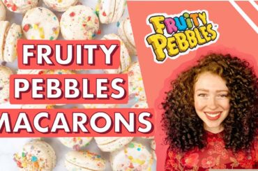 Fruity Pebbles Macaron Filling Recipe with Marshmallow Fluff