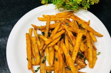 Kurkure Potato Fry | Crispy Potato Fry | Tea Time Potato Snacks Recipe