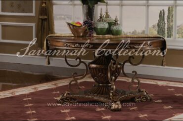 French Furniture Dining Table by Savannah Collections - E.J. Victor