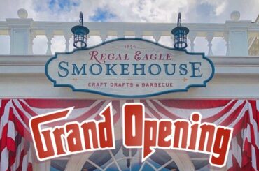 Regal Eagle Smokehouse at Epcot America Pavilion - Grand Opening Day