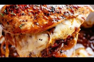 FRENCH ONION STUFFED CHICKEN