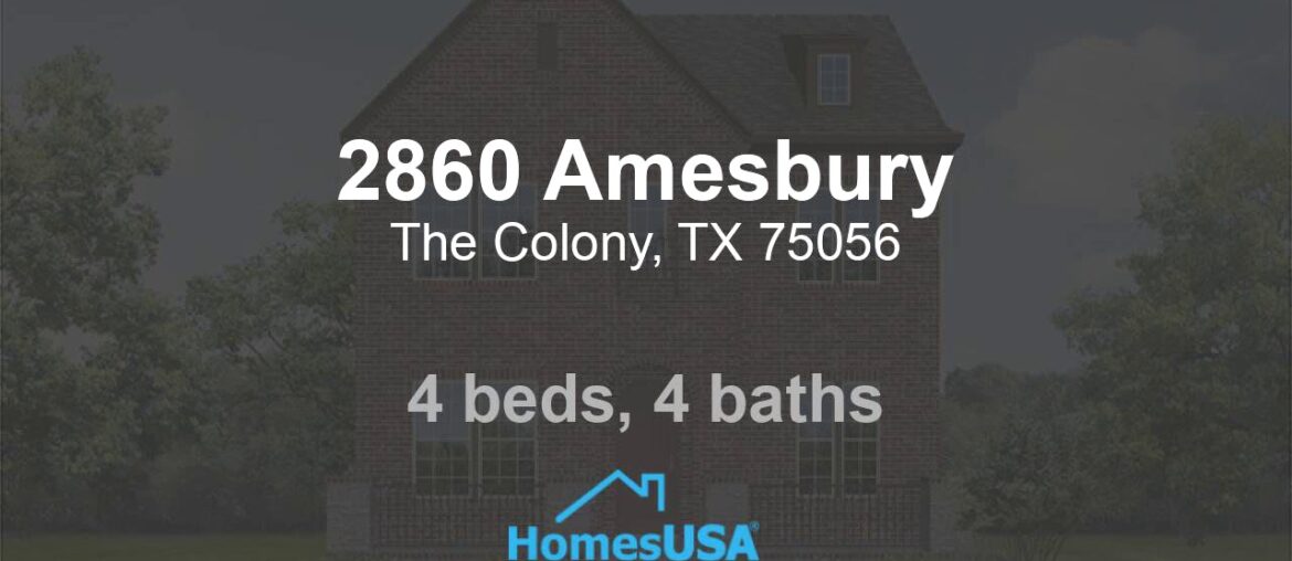 2860 Amesbury, The Colony, TX 75056 – Residential for sale 2860 Amesbury, The Colony, TX 75056 - Residential for sale