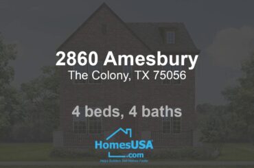 2860 Amesbury, The Colony, TX 75056 - Residential for sale