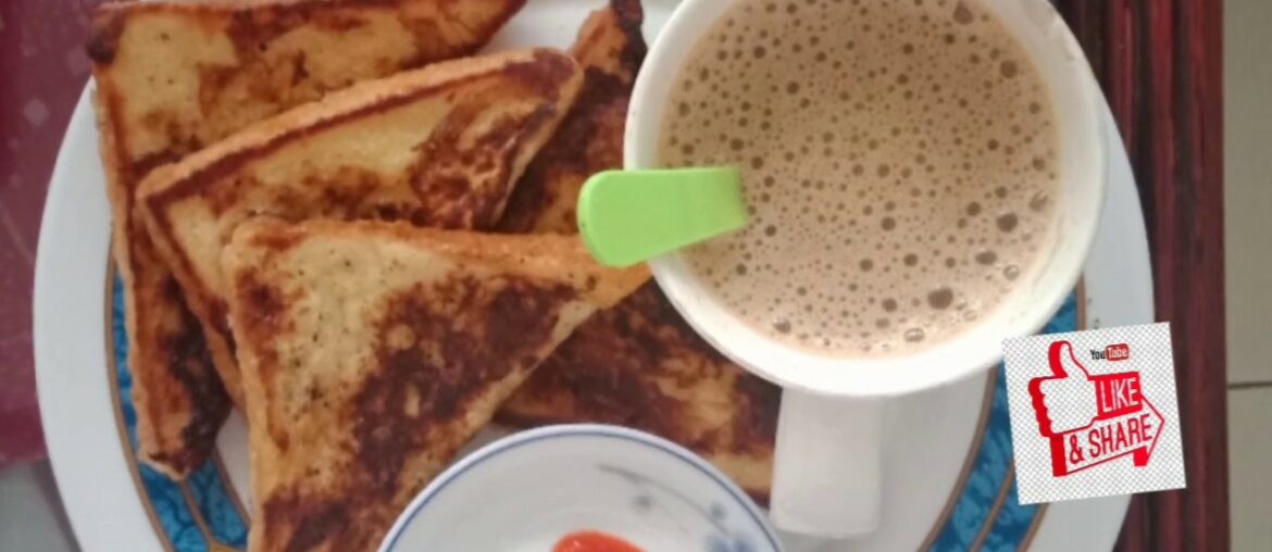 French Toast . Easy breakfast recipe.