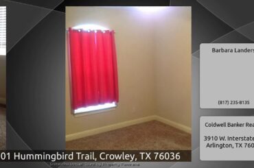 601 Hummingbird Trail, Crowley, TX 76036