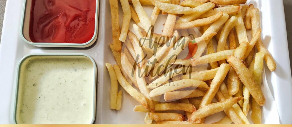 Homemade KFC Style Crispy French Fries Recipe 2020 -  Easy French Fries Recipe by Apna Kitchen