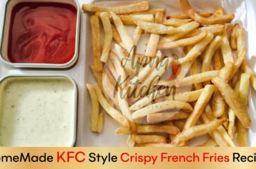 Homemade KFC Style Crispy French Fries Recipe 2020 -  Easy French Fries Recipe by Apna Kitchen