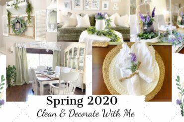 🌿NEW🌿 SPRING 2020🌿🌷| CLEAN & DECORATE WITH ME | FRENCH COUNTRY FARMHOUSE STYLE | MONICA ROSE