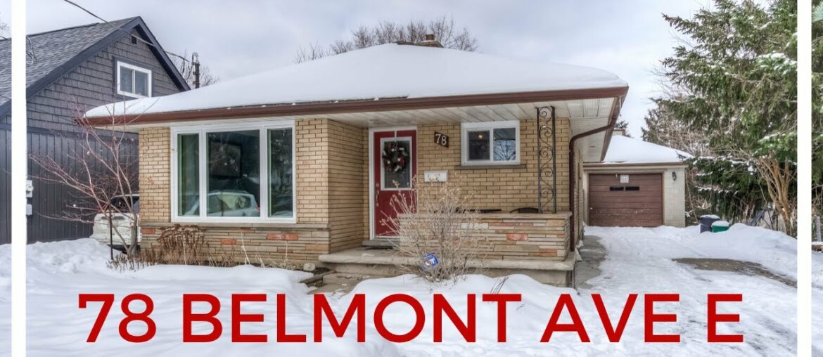 Beautiful Updated Bungalow with In-Law Suite - 78 Belmont Avenue East, Kitchener