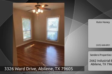 3326 Ward Drive, Abilene, TX 79605
