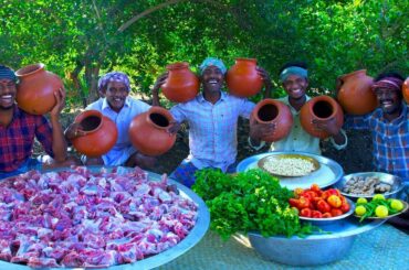 POT BIRYANI | Mutton Biryani Cooking In Clay Pot | Traditional Healthy Mutka Mutton Biryani Recipe