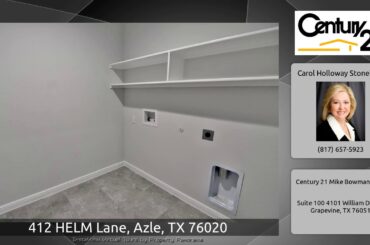 412 HELM Lane, Azle, TX 76020