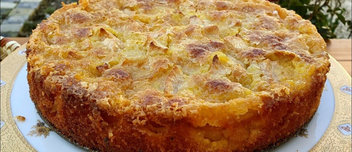 Delicious French Apple Cake Recipe | ASMR | Möhtəşəm Almalı Piroq Resepti | Almalı keks