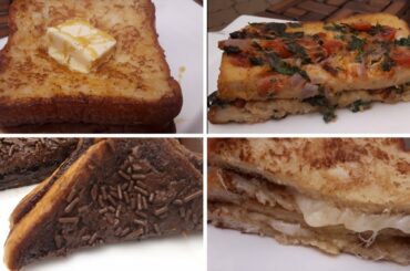 4 ways to make French Toast | recipe by it's YUM | EnglishUrdu