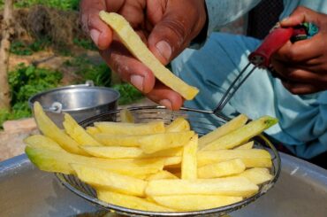 Crispy French Fries Restaurant |  Easy French Fries Recipe  | MY Village Food Secrets