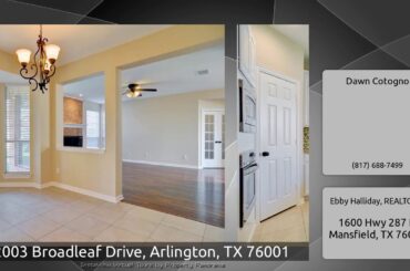2003 Broadleaf Drive, Arlington, TX 76001