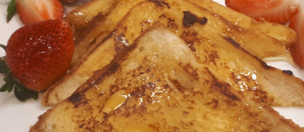 EGGLESS FRENCH TOAST/ CLASSIC QUICK AND EASY RECIPE/MAKE IN FIVE MIN EGGLESS FRENCH TOAST/ CLASSIC QUICK AND EASY RECIPE/MAKE IN FIVE MIN