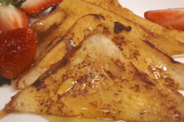 EGGLESS FRENCH TOAST/ CLASSIC  QUICK AND EASY RECIPE/MAKE IN FIVE MIN