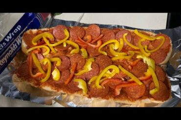 French Bread Pizza (Recipe by Evenaskitchen)