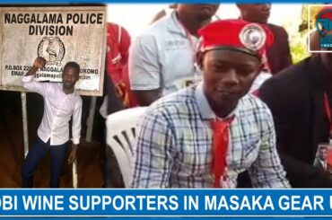 Abawagizi Ba Bobi Wine E Masaka, Bamukoneddemu Kubyokwesimba Ku Pulezidenti Museveni !!!