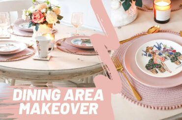 Kitchen Dining Area Makeover, Painting Chippy Chairs!