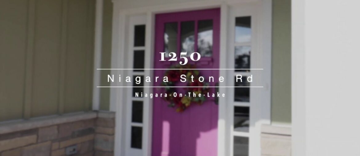 1250 Niagara Stone Road, Niagara-On-The-Lake | Reynolds Regier Homes, Royal LePage NRC Realty