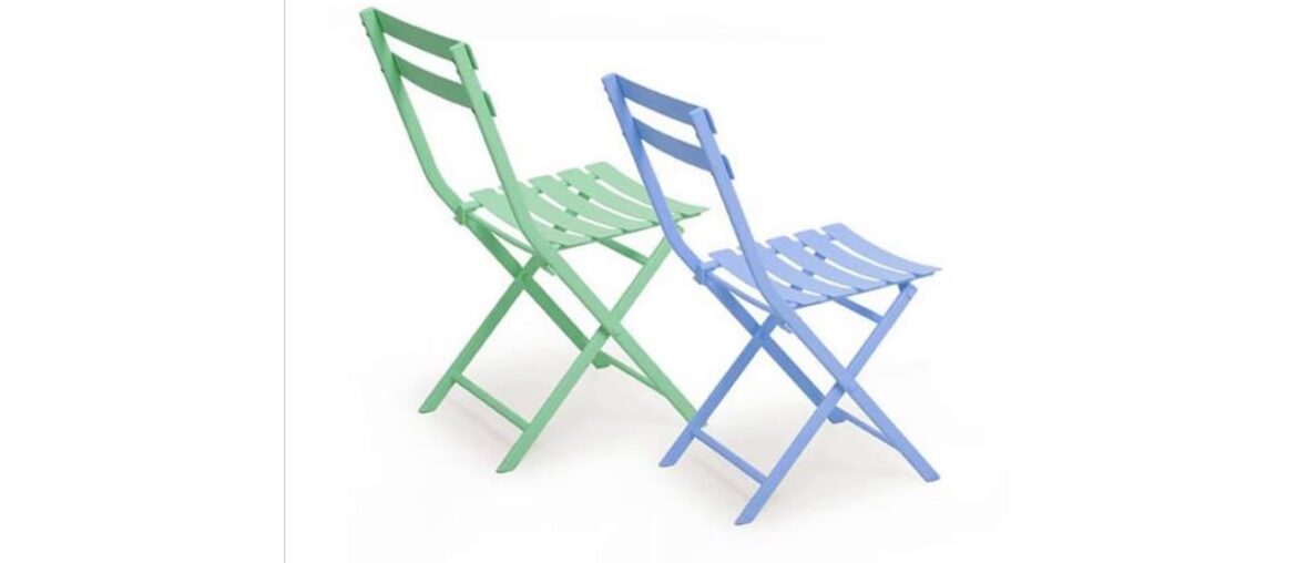 Top Modern Chinese Iron Folding Chair Restaurant Dining Chair Outdoor Leisure Coffee Shop Chair Sim