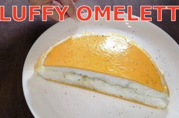 French fluffy omelette Poulard - perfect recipe for breakfast