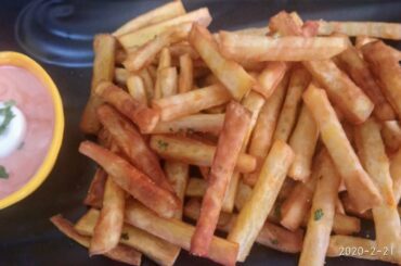 Sweet Potato French Fries/SakkaraValli Kilangu French Fries/sujis recipes tamil