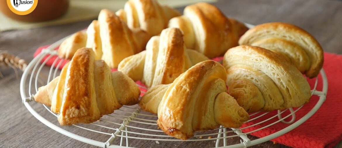 Easy Bread Croissant Recipe By Food Fusion