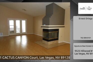 8221 CACTUS CANYON Court, Las Vegas, NV 89128
