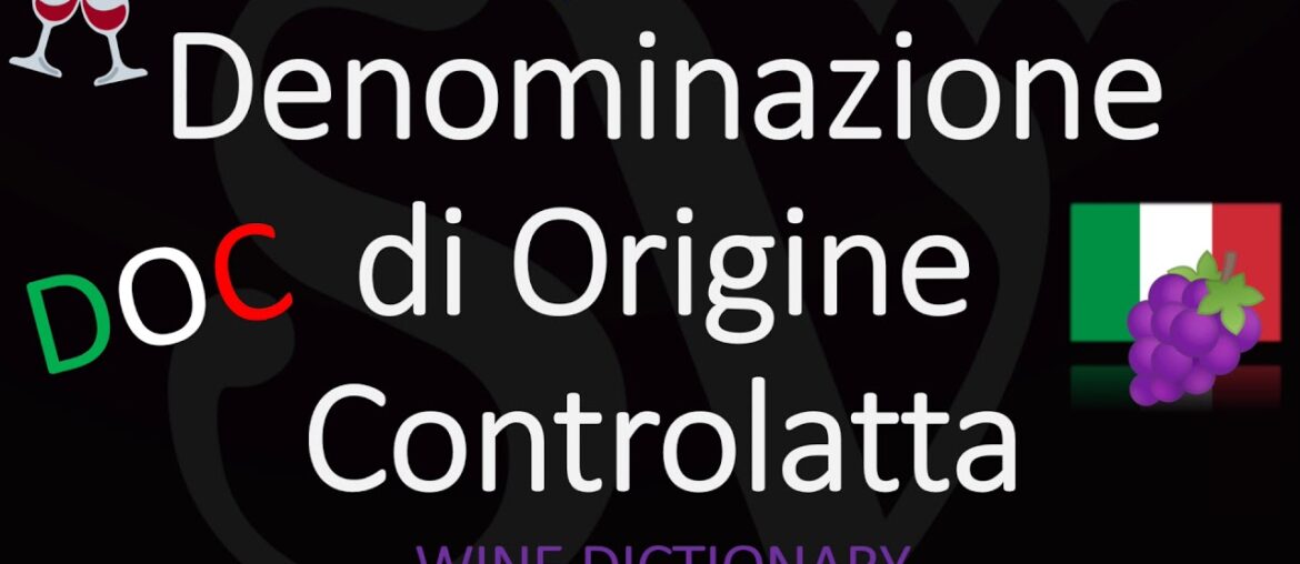 How to Pronounce Denominazione di Origine Controlatta? (Italian DOC Wine) How to Pronounce Denominazione di Origine Controlatta? (Italian DOC Wine)