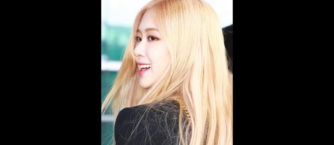 Rosé at ICN Airport heading to France for Paris Fashion Week YSL show