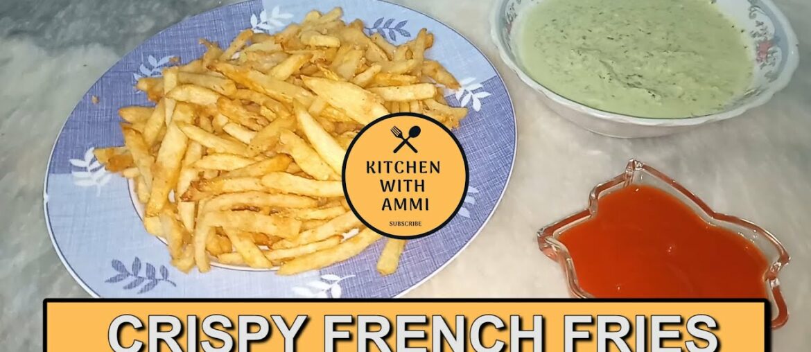 Crispy French Fries Recipe | Restaurant Style French Fries banane ka tarika | Kitchen with Ammi