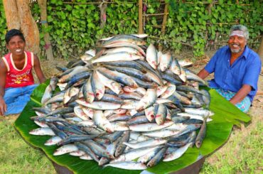 150 WHOLE FISH FRY | SARDINE FISH FRY | MATHI FISH FRY | VILLAGE FISH FRY RECIPE | FARMER COOKING